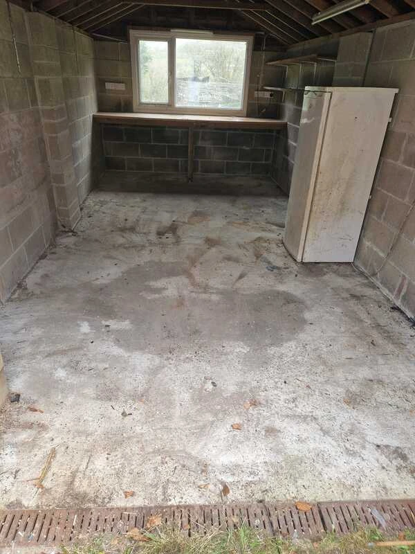 After photo showing a clean, empty room after expert house clearance service in Devon